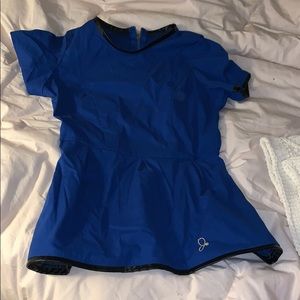 Jaanuu peplum scrub top